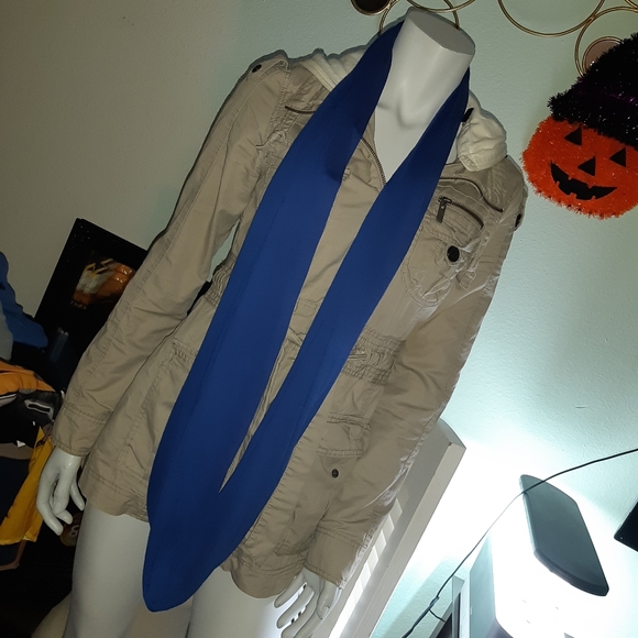 COBALT BLUE INFINITY SCARF c - Picture 2 of 7